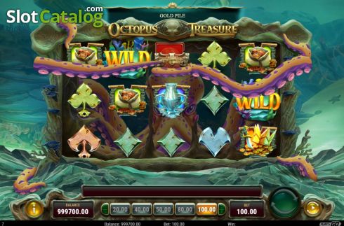 Οθόνη4. Octopus Treasure Κουλοχέρης