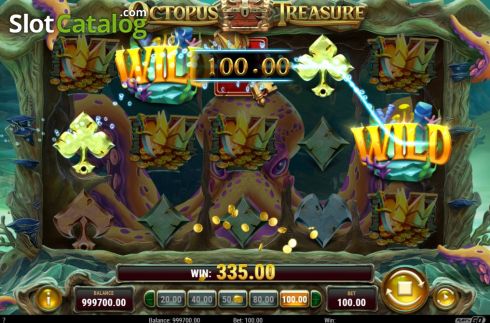 Οθόνη5. Octopus Treasure Κουλοχέρης