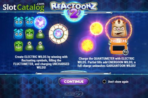 Οθόνη2. Reactoonz 2 Κουλοχέρης