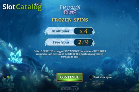 Οθόνη2. Frozen Gems Κουλοχέρης
