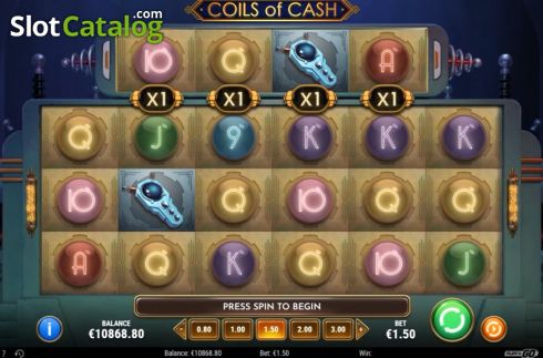 Οθόνη2. Coils of Cash Κουλοχέρης 