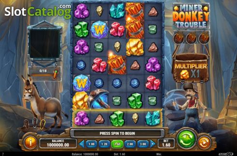 Οθόνη3. Miner Donkey Trouble Κουλοχέρης 