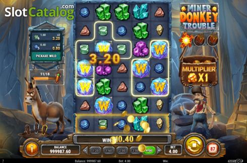 Οθόνη5. Miner Donkey Trouble Κουλοχέρης 
