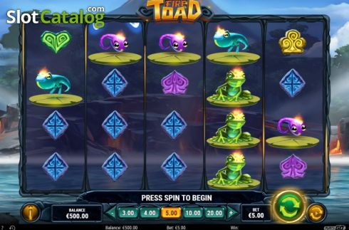 Οθόνη4. Fire Toad Κουλοχέρης