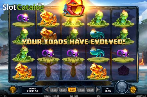 Οθόνη5. Fire Toad Κουλοχέρης