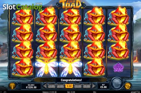 Οθόνη6. Fire Toad Κουλοχέρης