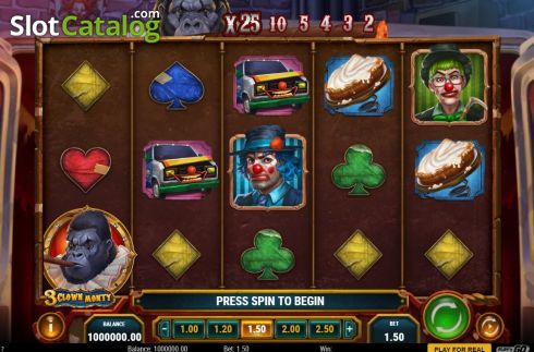 Οθόνη3. 3 Clown Monty Κουλοχέρης