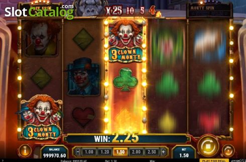 Οθόνη7. 3 Clown Monty Κουλοχέρης