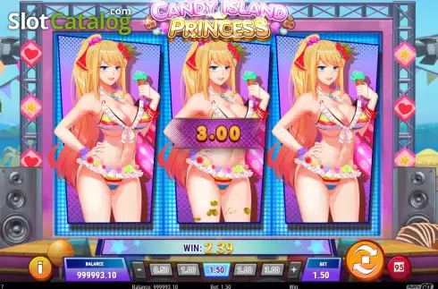 Οθόνη5. Candy Island Princess Κουλοχέρης