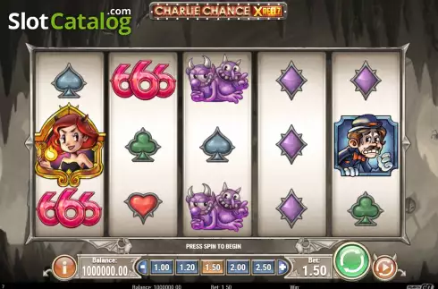 Οθόνη3. Charlie Chance XReelz Κουλοχέρης