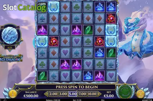 Οθόνη5. Legend of the Ice Dragon Κουλοχέρης 