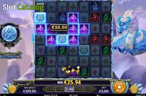Οθόνη9. Legend of the Ice Dragon Κουλοχέρης 
