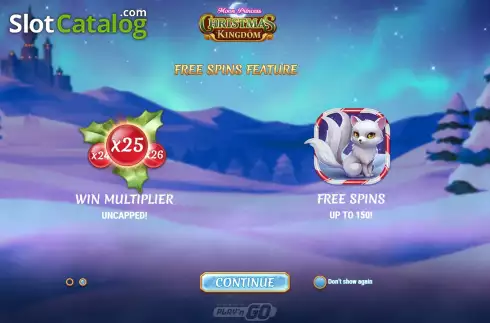 Οθόνη2. Moon Princess Christmas Kingdom Κουλοχέρης