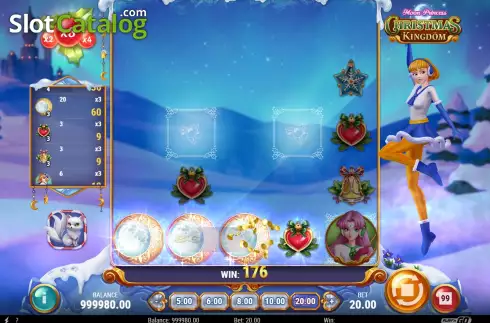 Οθόνη6. Moon Princess Christmas Kingdom Κουλοχέρης