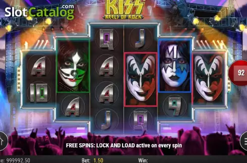Οθόνη4. KISS Reels of Rock Κουλοχέρης