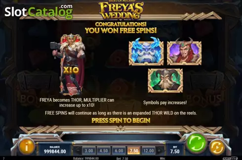 Οθόνη9. Tales of Asgard Freya's Wedding Κουλοχέρης