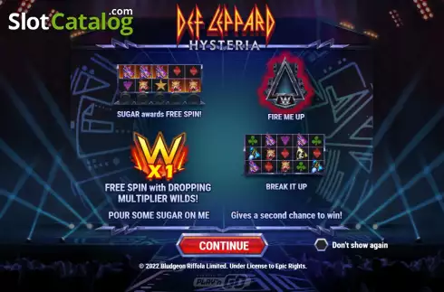 Οθόνη2. Def Leppard Hysteria Κουλοχέρης 