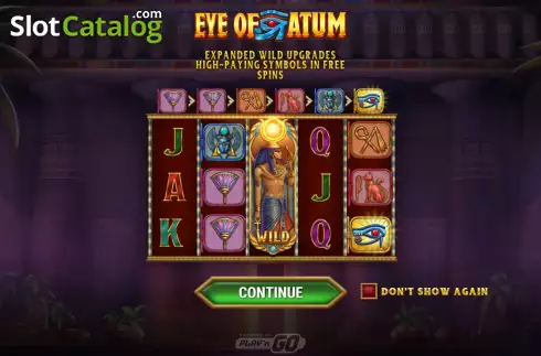 Οθόνη2. Eye of Atum Κουλοχέρης 
