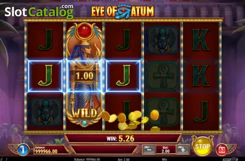Οθόνη4. Eye of Atum Κουλοχέρης 
