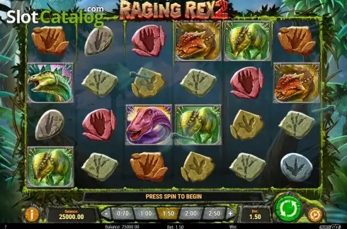 Οθόνη3. Raging Rex 2 Κουλοχέρης