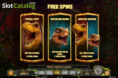 Οθόνη7. Raging Rex 2 Κουλοχέρης