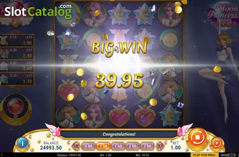 Οθόνη9. Moon Princess 100 Κουλοχέρης