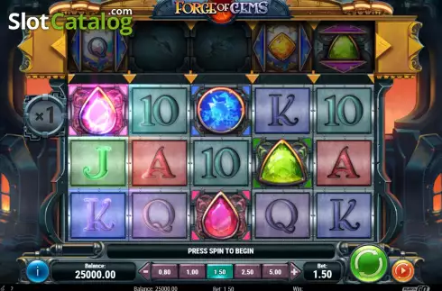 Οθόνη3. Forge of Gems Κουλοχέρης 