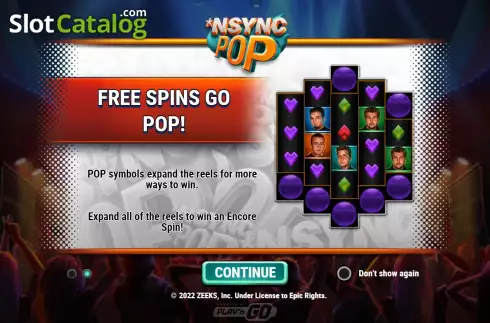 Οθόνη3. NSYNC Pop Κουλοχέρης