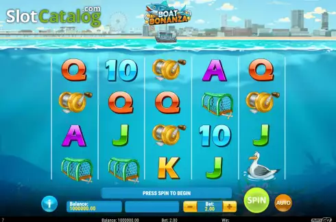 Οθόνη3. Boat Bonanza Κουλοχέρης
