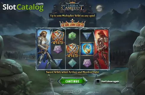 Οθόνη2. Clash of Camelot Κουλοχέρης