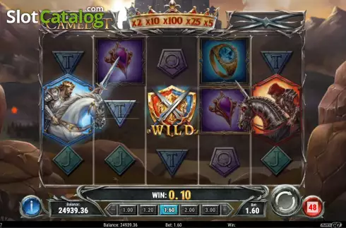 Οθόνη6. Clash of Camelot Κουλοχέρης
