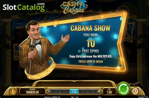 Οθόνη7. Cash-A-Cabana Κουλοχέρης 