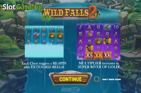 Οθόνη2. Wild Falls 2 Κουλοχέρης