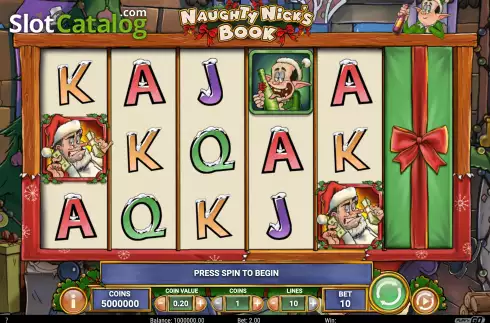 Οθόνη5. Naughty Nick’s Book Κουλοχέρης