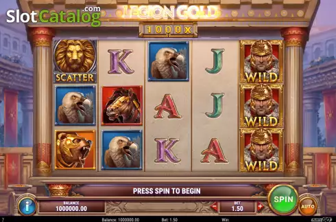 Οθόνη3. Legion Gold Κουλοχέρης