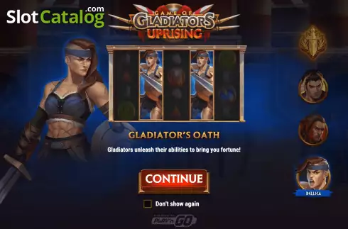 Οθόνη2. Game of Gladiators Uprising Κουλοχέρης