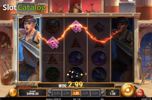 Οθόνη5. Game of Gladiators Uprising Κουλοχέρης