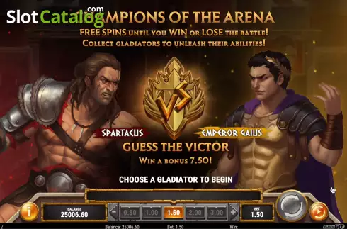 Οθόνη8. Game of Gladiators Uprising Κουλοχέρης