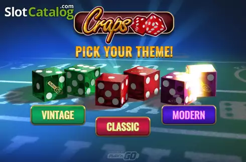Οθόνη2. Craps (Play'n Go) Κουλοχέρης