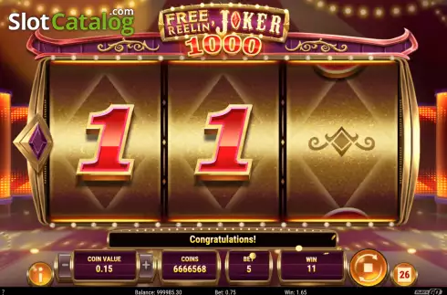 Οθόνη6. Free Reelin Joker 1000 Κουλοχέρης