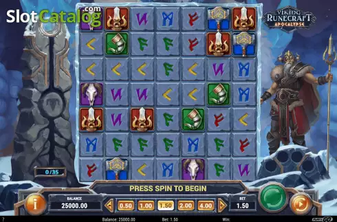 Οθόνη3. Viking Runecraft Apocalypse Κουλοχέρης 