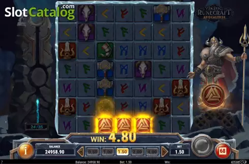 Οθόνη6. Viking Runecraft Apocalypse Κουλοχέρης 