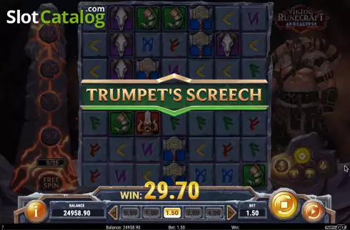 Οθόνη9. Viking Runecraft Apocalypse Κουλοχέρης 