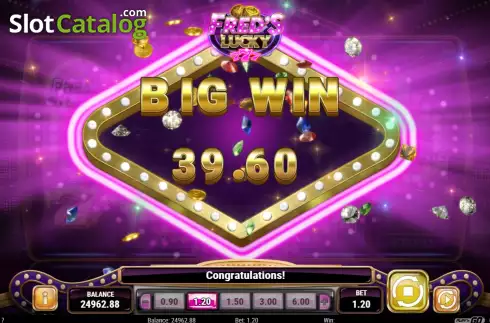 Οθόνη7. Fred's Lucky 777 Κουλοχέρης