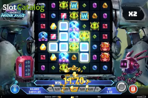 Οθόνη7. Sparky and Shortz Hidden Joules Κουλοχέρης