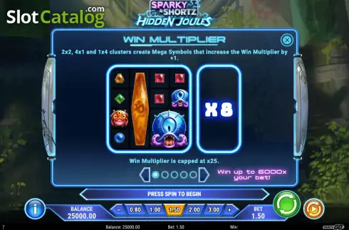 Οθόνη9. Sparky and Shortz Hidden Joules Κουλοχέρης