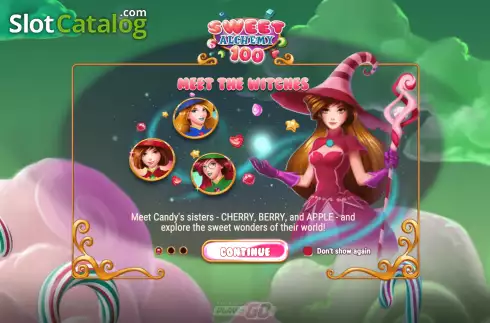 Οθόνη2. Sweet Alchemy 100 Κουλοχέρης