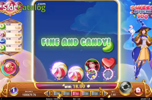 Οθόνη4. Sweet Alchemy 100 Κουλοχέρης
