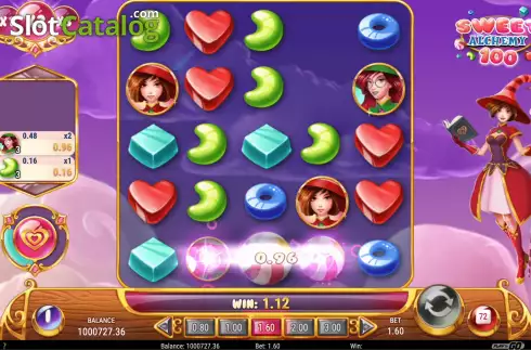 Οθόνη5. Sweet Alchemy 100 Κουλοχέρης