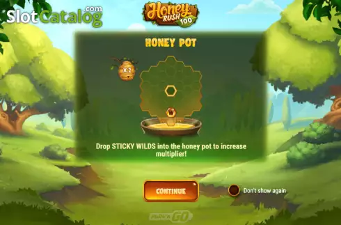Οθόνη2. Honey Rush 100 Κουλοχέρης